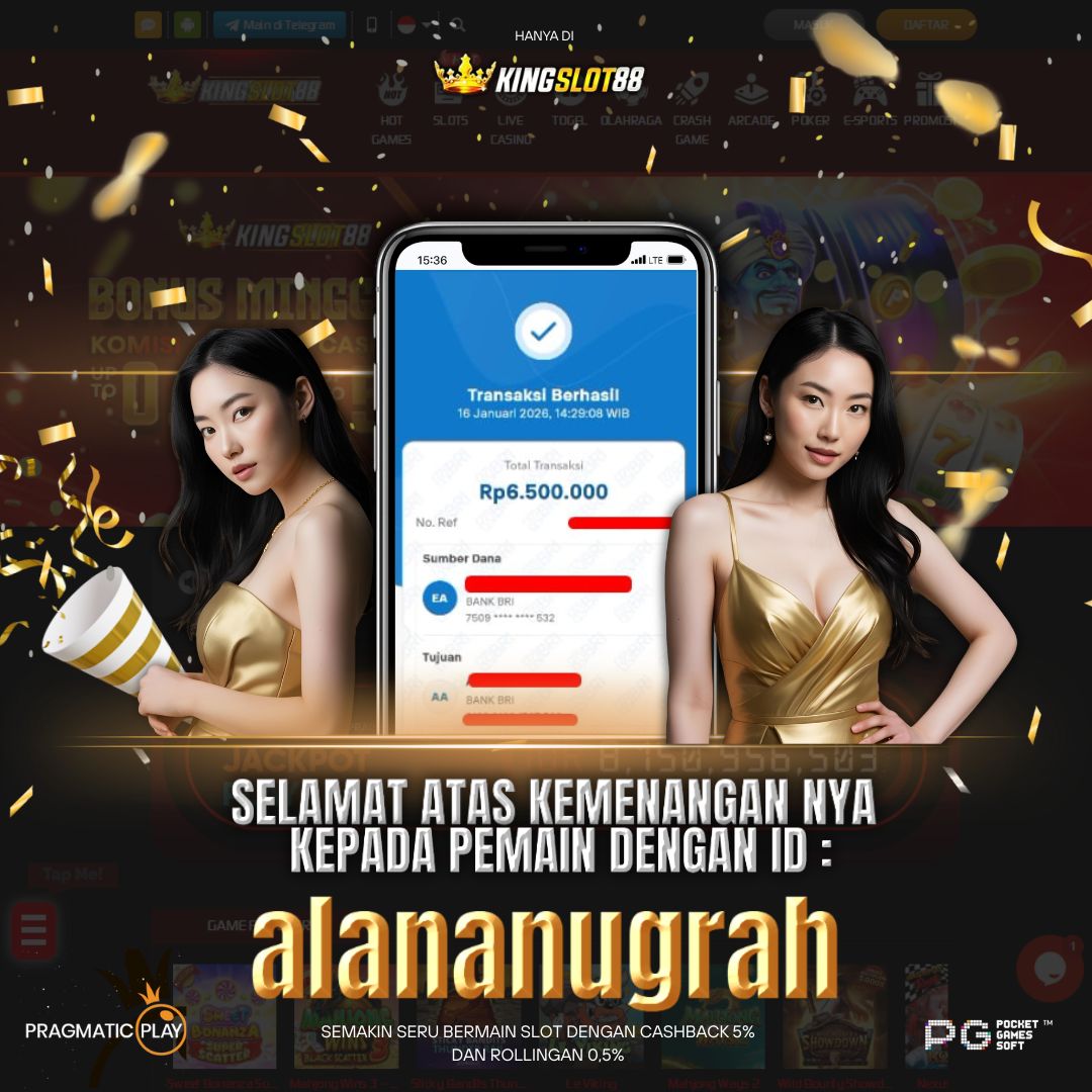 SELAMAT ATAS KEMENANGANNYA UNTUK ID :alananugrah